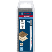 Полотна по дереву для лобзика 25 шт BOSCH EXPERT Wood 2-side clean 117 мм T 308 B 2608900552