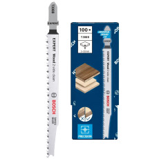 Полотна по дереву для лобзика 100 шт BOSCH HCS EXPERT Wood 2-side clean 117х2.2 ммT 308 B 2608900553
