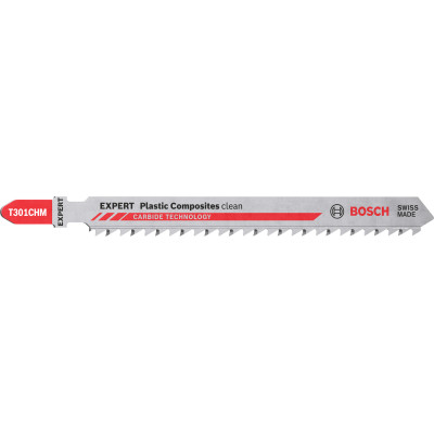 Полотна по пластику для лобзика 3 шт BOSCH EXPERT Plastic Composites Clean 117х3.3 мм T 301 CHM 2608631966