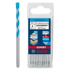 Свердла універсальні 10 шт BOSCH EXPERT CYL-9 MultiConstruction 4х40х75 мм 2608900637