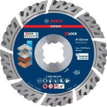 Круг алмазний універсальний BOSCH Expert Multi Material X-LOCK 125x22.23x2.4 мм 2608900670