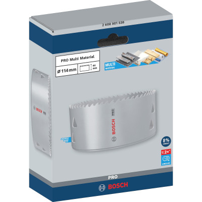 Біметалева коронка універсальна BOSCH PRO Multi Material 114 мм 2608901538