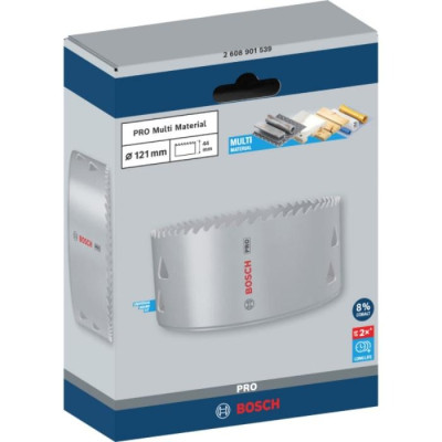Біметалева коронка універсальна BOSCH PRO Multi Material 121 мм 2608901539