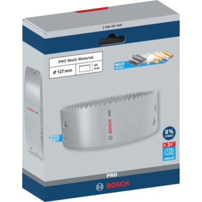 Біметалева коронка універсальна BOSCH PRO Multi Material 127 мм 2608901540