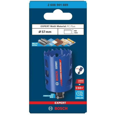 Коронка універсальна BOSCH EXPERT Multi Material PC Plus 57 мм HS 2608901889