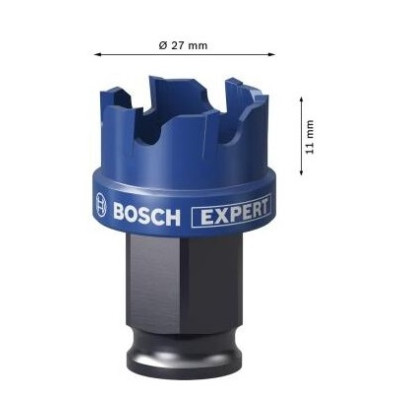 Коронка по листовому металу BOSCH EXPERT Sheet Metal PC Plus 27 мм 2608901956