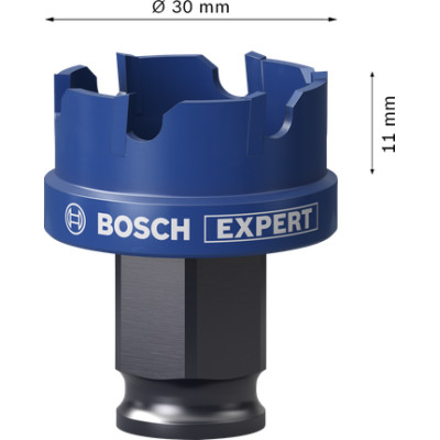 Коронка по листовому металу BOSCH EXPERT Sheet Metal PC Plus 30 мм 2608901957