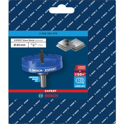 Коронка по металу BOSCH EXPERT Sheet Metal arbored 85 мм 2608902019