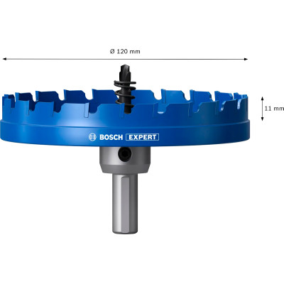 Коронка по металу BOSCH EXPERT Sheet Metal arbored Hole Saw 120 мм 2608902024