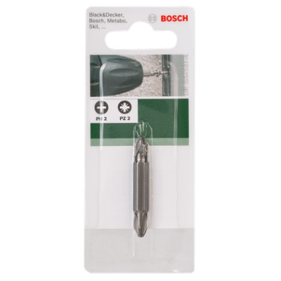Біта двостороння BOSCH Standard PH2хPZ2 45 мм 2609255955