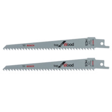Полотна по дереву для шабельної пили 2 шт BOSCH Top for Wood 152 мм 6 TPI S 644 D 2609256701