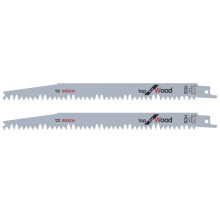 Полотна для дерева для сабельной пилы 2 шт BOSCH Top for Wood 228 мм 5 TPI S 1131 L 2609256702
