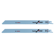 Полотна по металу для шабельної пили 2 шт BOSCH Flexible for Metal 228 мм S 1122 BF 2609256707