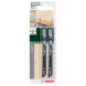 Полотна по дереву для лобзика 2 шт BOSCH HCS Basic for Wood 100х76х3 мм T 111 C 2609256716