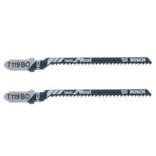 Полотна по дереву для лобзика 2 шт BOSCH HCS Basic for Wood 82х59х2 мм T 119 BO 2609256717