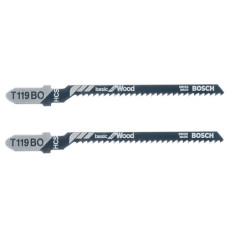 Полотна по дереву для лобзика 2 шт BOSCH HCS Basic for Wood 82х59х2 мм T 119 BO 2609256717