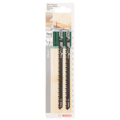 Полотна по дереву для лобзика 2 шт BOSCH HCS Speed for Wood 152х128х4 мм T 344 D 2609256720