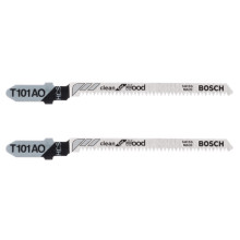 Полотна по дереву для лобзика 2 шт BOSCH HCS Clean for Wood 82х59х1.4 мм T 101 AO 2609256723