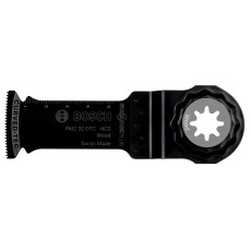 Занурювальне полотно-насадка для реноватора по дереву BOSCH HCS PAIZ 32 EPC Wood 32х60 мм Starlock PLUS 2609256D55