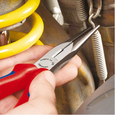 Плоские круглогубцы с режущими кромками KNIPEX 200 мм 26 12 200