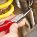 Плоские круглогубцы с режущими кромками KNIPEX 200 мм 26 12 200