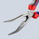 Плоскі довгогубці з ріжучими кромками фосфатовані KNIPEX 200 мм 26 22 200