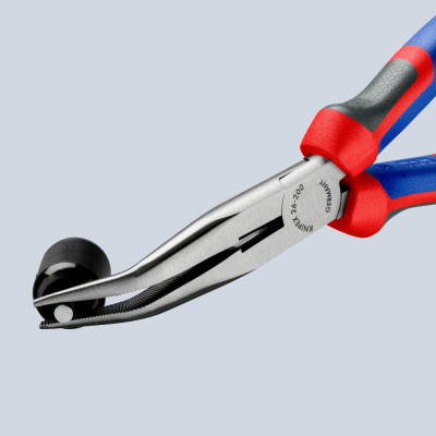 Плоскі довгогубці з ріжучими кромками фосфатовані KNIPEX 200 мм 26 22 200