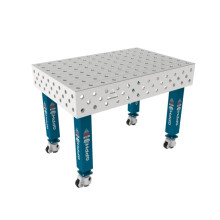 Зварювальний стіл на колесах GPPH PRO INOX 1200х800 мм, fi28, сітка 100х100 мм