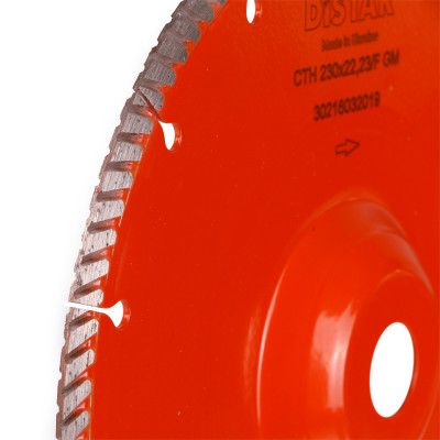 Круг алмазний по граніту DISTAR 1A1R 230 Turbo Laser CTH GM 230х22.23х2.3 мм 30216032019