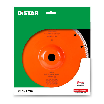 Круг алмазний по граніту DISTAR 1A1R 230 Turbo Laser CTH GM 230х22.23х2.3 мм 30216032019
