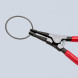 Кліщі для зовнішніх стопорних кілець на валу KNIPEX 45 11 170