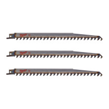 Полотна по дереву для шабельної пили 3 шт Milwaukee 240 мм 3 TPI S 1542 K 48001078