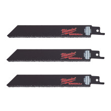 Полотна по металлу для сабельной пилы 3 шт Milwaukee 150 мм TC Grit 48001420