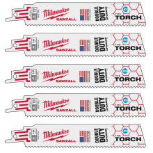 Полотна по металу для шабельної пили 5 шт Milwaukee 150 мм 18 TPI Sawzall Torch 48004784