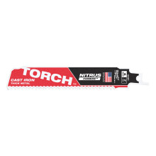 Полотно по металу для шабельної пили Milwaukee 150 мм 8 TPI Sawzall Torch Nitrus 48005261