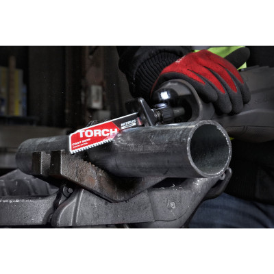 Полотно по металу для шабельної пили Milwaukee 150 мм 8 TPI Sawzall Torch Nitrus 48005261