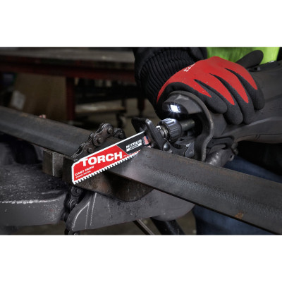 Полотно по металу для шабельної пили Milwaukee 150 мм 8 TPI Sawzall Torch Nitrus 48005261
