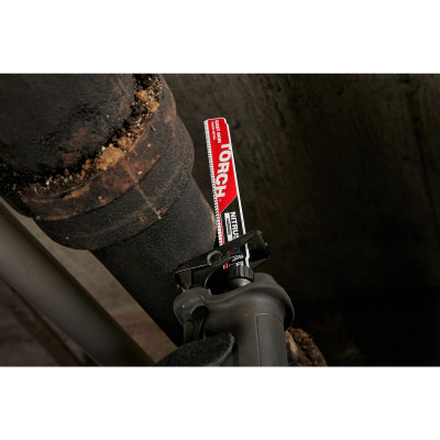 Полотна по металу для шабельної пили 5 шт Milwaukee 230 мм 8 TPI Sawzall Torch Nitrus 48005562
