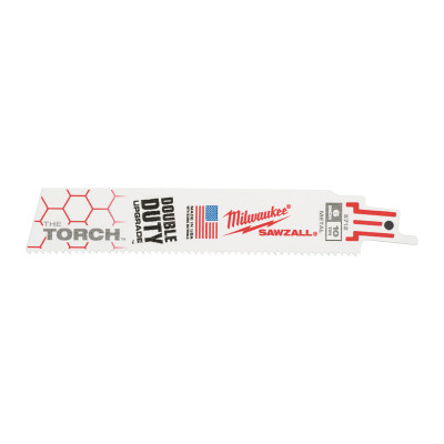 Полотна по металлу для сабельной пилы 5 шт Milwaukee 150 мм 10 TPI Sawzall Torch 48005712