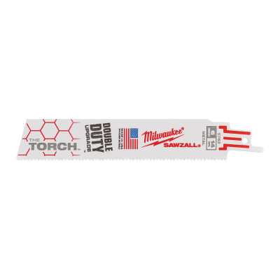 Полотна по металу для шабельної пили 5 шт Milwaukee 150 мм 14 TPI Sawzall Torch 48005782