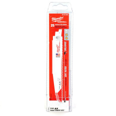 Полотна по дереву для шабельної пили 25 шт Milwaukee AX 230 мм 5 TPI S 1110 VF 48008026