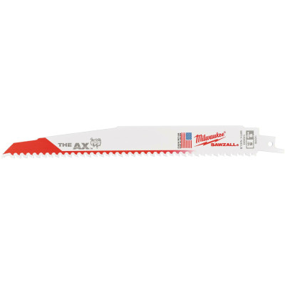 Полотна по дереву для шабельної пили 25 шт Milwaukee AX 230 мм 5 TPI S 1110 VF 48008026