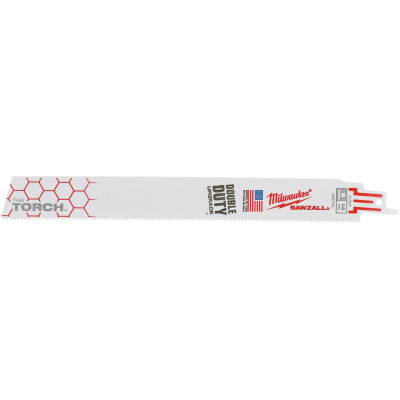 Полотна по металу для шабельної пили 25 шт Milwaukee TORCH 230 мм 14 TPI S 1126 BEF/S 1127 BEF 48008787