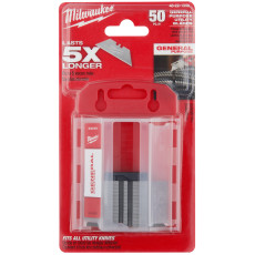 Леза трапецієподібні 50 шт Milwaukee 19 мм 48221950