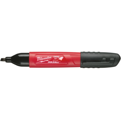 Маркер чорний Milwaukee INKZALL Chisel Point 48223103