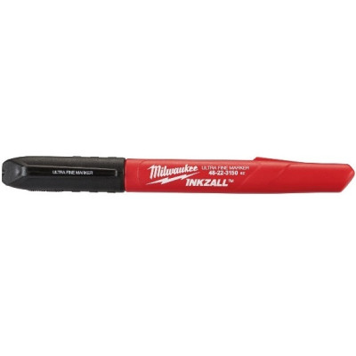 Маркер чёрный 4 шт Milwaukee INKZALL Ultra Fine Point 48223154
