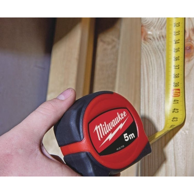 Рулетка Milwaukee Slimline 5 м 19 мм 48227705