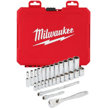 Набір головок з тріскачкою Milwaukee 1/4