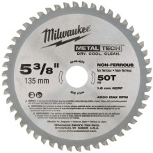 Диск пильний по сталі Milwaukee CSB P M 135х20х50 48404075