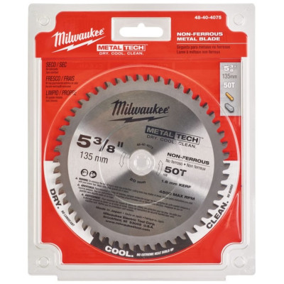 Диск пильний по сталі Milwaukee CSB P M 135х20х50 48404075